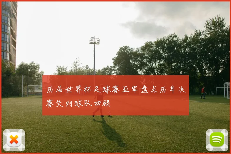 历届世界杯足球赛亚军盘点历年决赛失利球队回顾
